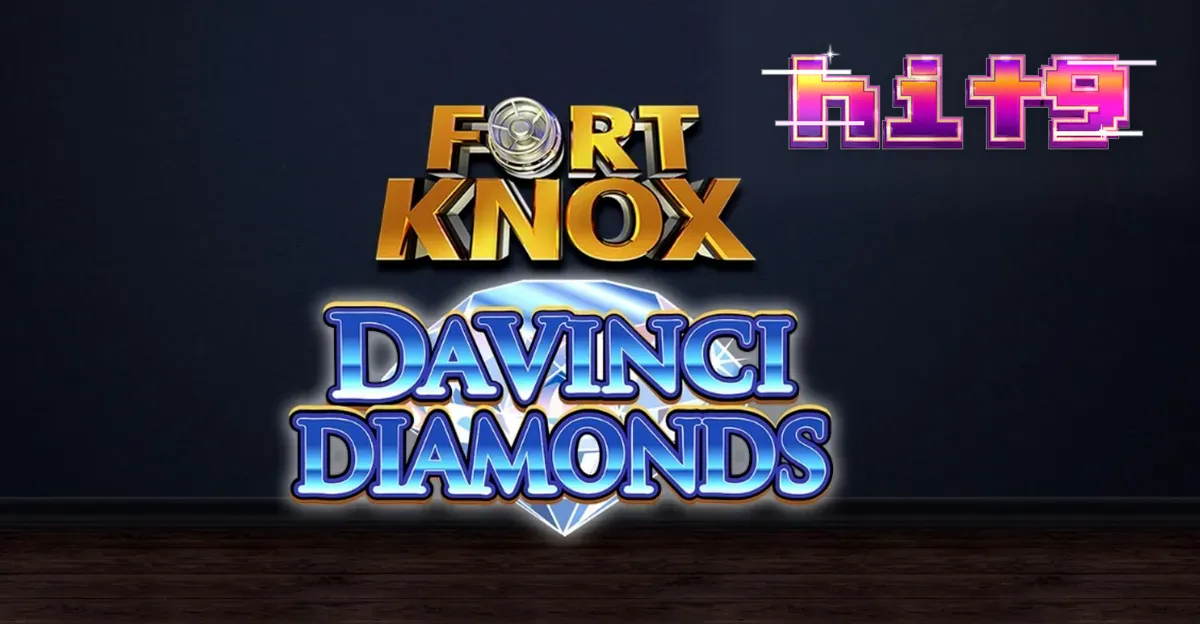 Tampilan visual slot Fort Knox Da Vinci Diamonds dengan elemen seni Renaisans dan brankas emas.